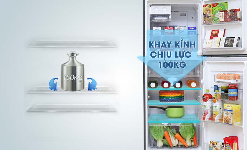 Electrolux ETB2100MG đảm bảo rằng bạn có thể đựng những thực phẩm nặng mà vẫn không gây ra hỏng hay bể kính Electrolux ETB2100MG đảm bảo rằng bạn có thể đựng những thực phẩm nặng mà vẫn không gây ra hỏng hay bể kính