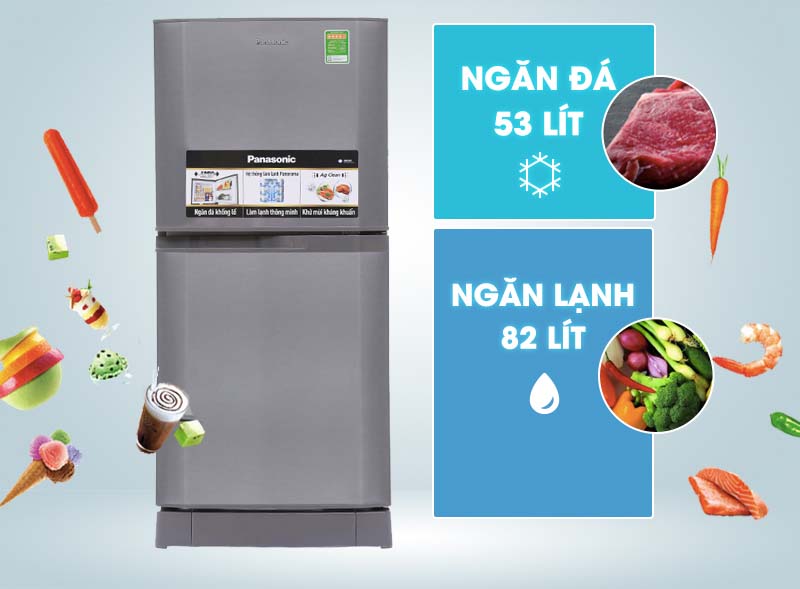 Tủ lạnh Panasonic NR-BJ158SSVN Tủ lạnh Panasonic NR-BJ158SSVN