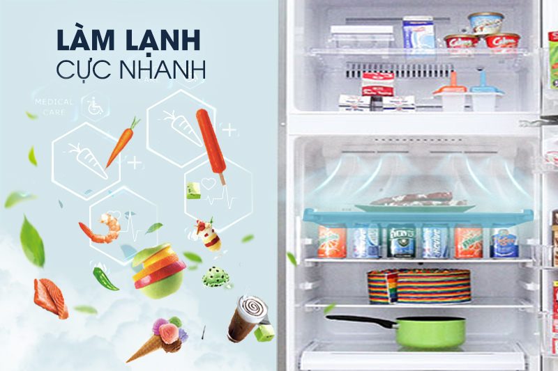 Ngăn làm lạnh kép Dual Cooling Zone Ngăn làm lạnh kép Dual Cooling Zone