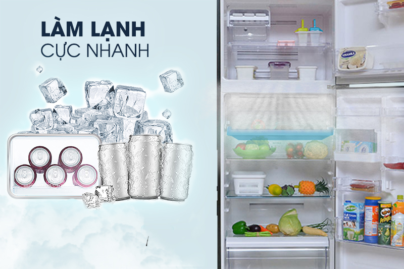 Ngăn làm lạnh nhanh Dual Cooling Zone Ngăn làm lạnh nhanh Dual Cooling Zone