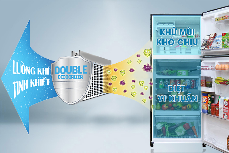 Double Deodorizer giữ thực phẩm tươi ngon, tròn vị Double Deodorizer giữ thực phẩm tươi ngon, tròn vị