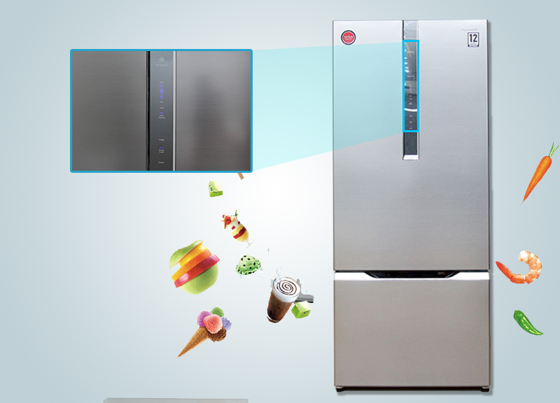 Với bảng điều khiển bên ngoài, bạn sẽ tùy chỉnh nhiệt độ, cũng như các chế độ của tủ lạnh Panasonic NR-BY608XSVN được dễ dàng và nhanh chóng hơn Với bảng điều khiển bên ngoài, bạn sẽ tùy chỉnh nhiệt độ, cũng như các chế độ của tủ lạnh Panasonic NR-BY608XSVN được dễ dàng và nhanh chóng hơn