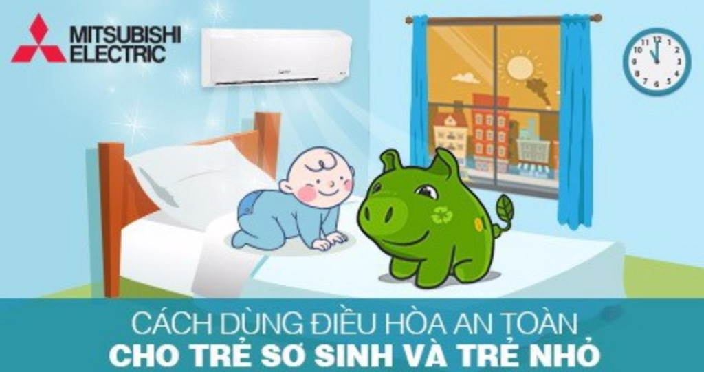 How to use an air conditioner properly for the health of newborns and children