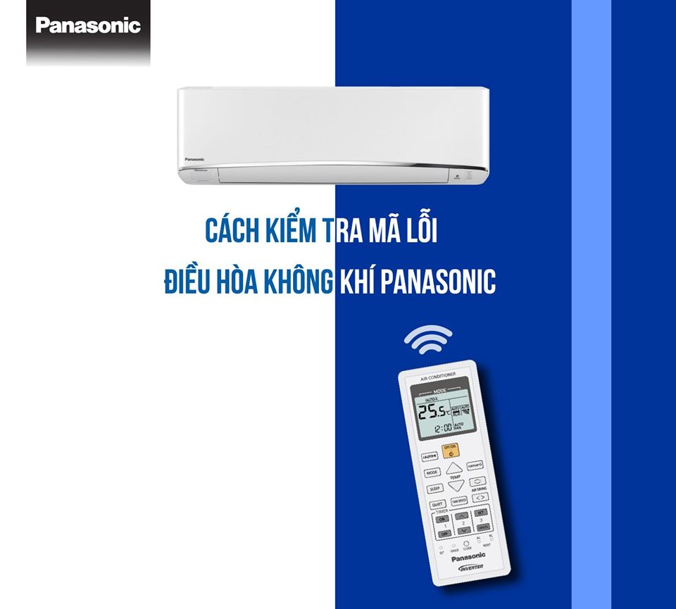 Bảng mã lỗi máy lạnh Panasonic