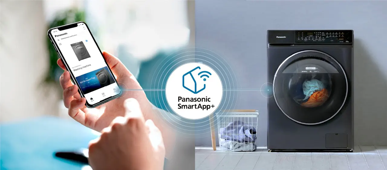 Panasonic SmartApp+ trải nghiệm giặt thông minh
