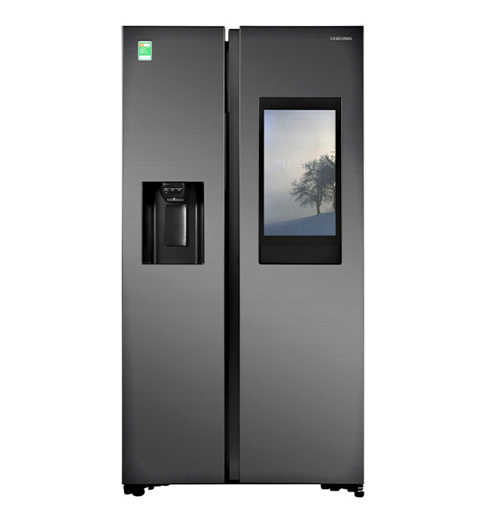 Tủ lạnh Samsung Side by side 2 cửa inverter 641 lít RS64T5F01B4/SV Family Hub