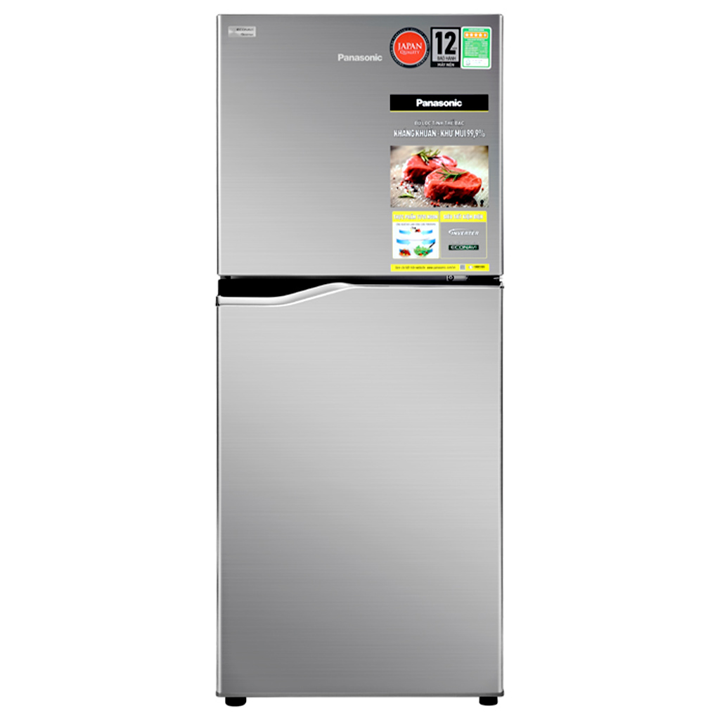 Tủ lạnh Panasonic ngăn đá trên 2 cửa Inverter 170 lít NR-BA190PPVN