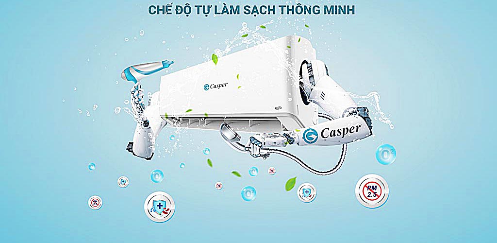 Máy lạnh Casper Inverter 1.5 HP (1.5 Ngựa) GSC-12IP25