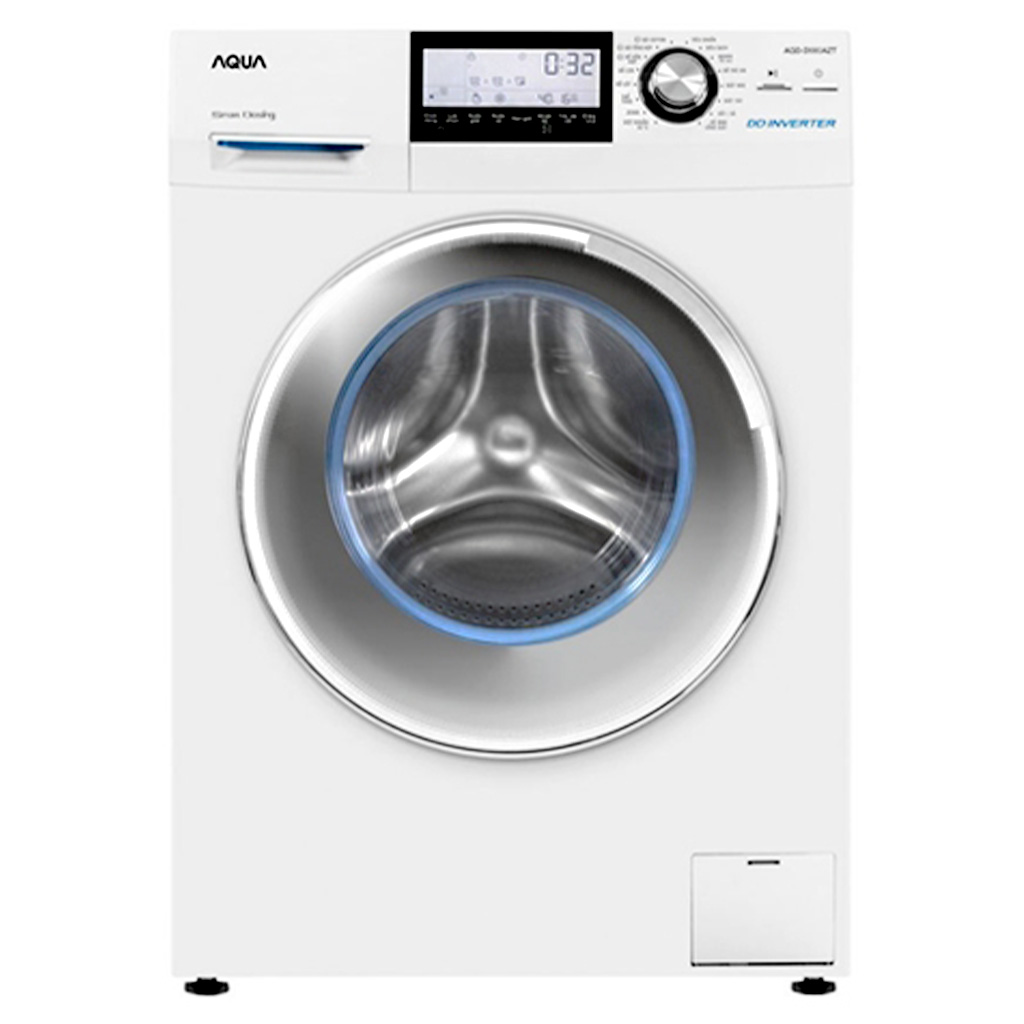 Máy giặt AQUA lồng ngang 9.8 Kg Inverter AQD-D980AZT(W)
