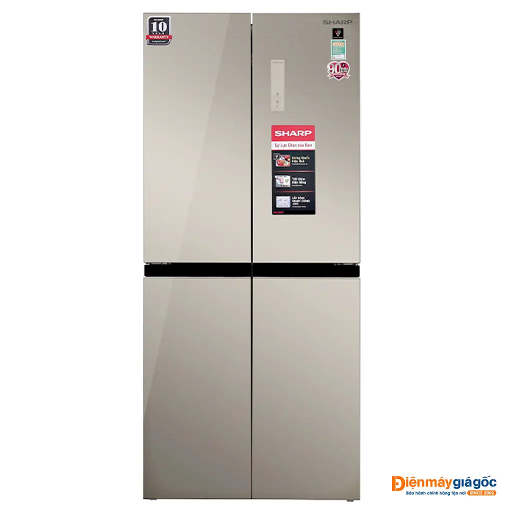 Tủ lạnh Sharp Multi Door 4 cửa Inverter 401 Lít SJ-FXP480VG-CH