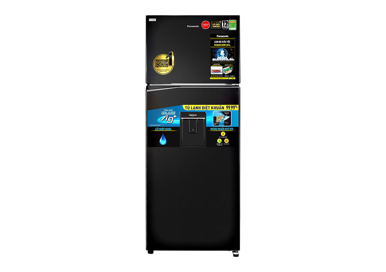 Tủ lạnh Panasonic ngăn đá trên 2 cửa Inverter 326 Lít NR-TL351GPKV
