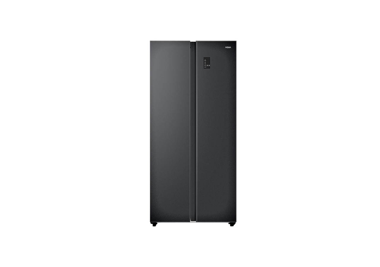 Tủ lạnh AQUA Side by side 2 cửa Inverter 480 Lít AQR-S480XA(BL)