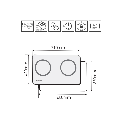 Bếp điện từ Faster FS2-782I