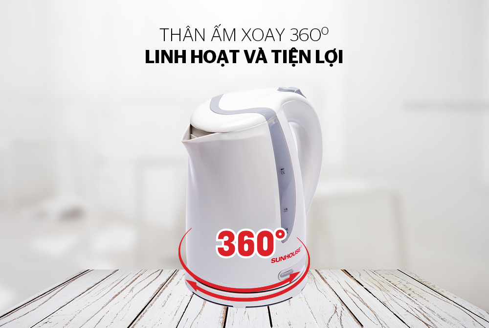 Bình đun siêu tốc Sunhouse SHD1300