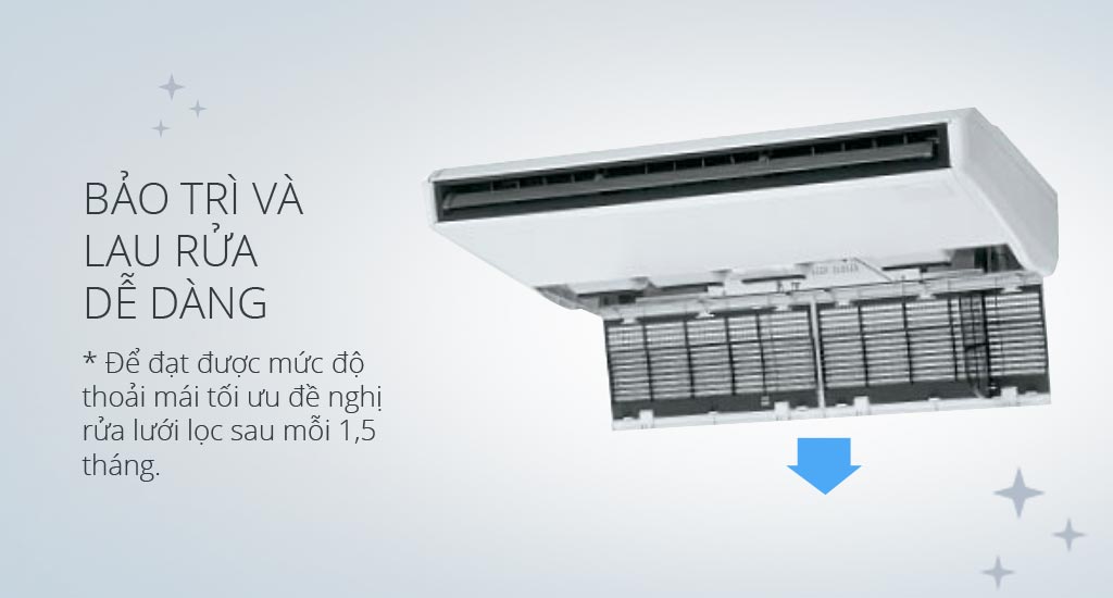 Điện máy giá gốc - Giá tốt - bảo hành chính hãng tận nơiMáy lạnh áp trần Panasonic S-43PT2H5-8 inverter (5.0Hp)