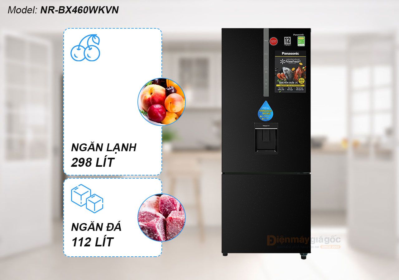 Tủ lạnh Panasonic Inverter 405 lít NR-TX461GPKV Mới 2021 – Mua Sắm Điện Máy  Giá Rẻ