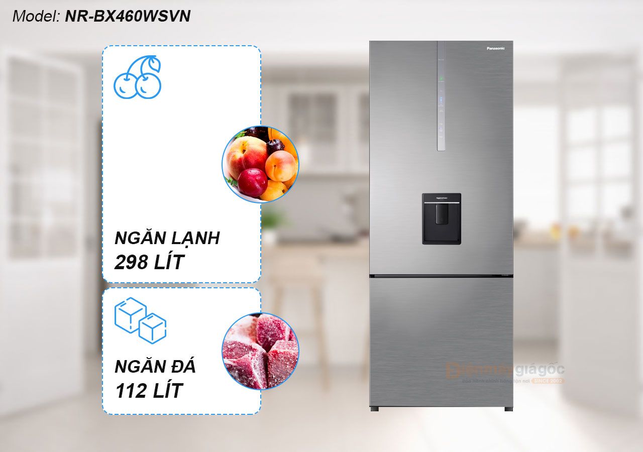Tủ lạnh Panasonic NR-BL267VSVN 234 lít - dienmayxanh.com