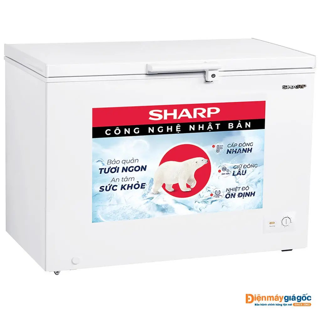 Tủ đông Sharp 380 lít FJ-C380V-WH