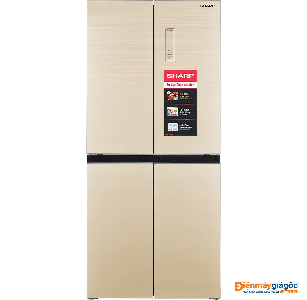 Tủ lạnh Sharp Multi Door 4 cửa Inverter 362 lít SJ-FX420VG-CH