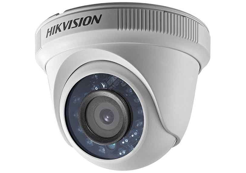 Camera Dome HDTVI 1MP Hikvision DS-2CE56C0T-IR vỏ nhựa lõi sắt