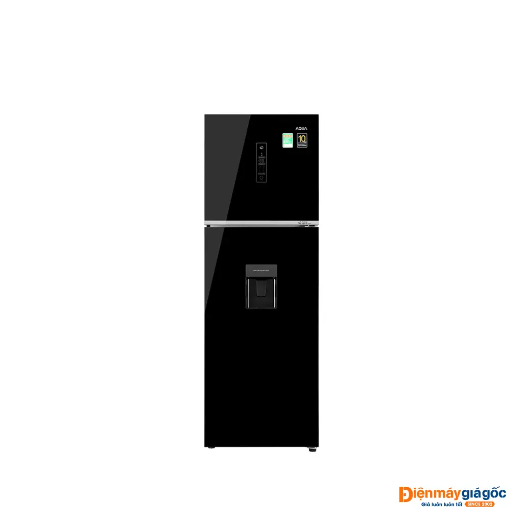 Tủ lạnh Aqua ngăn đá trên 2 cửa Inverter 344 lít AQR-T389FA.WGB