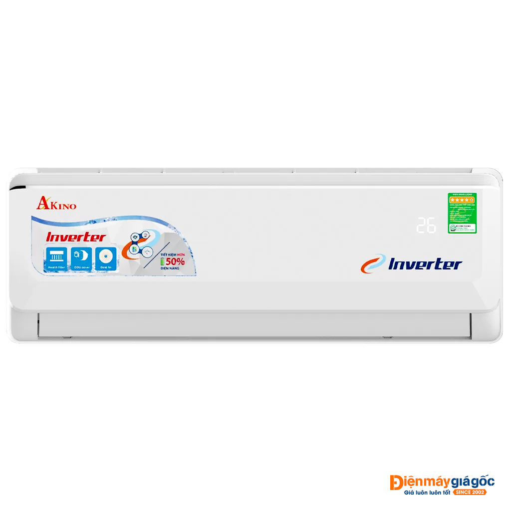 Máy lạnh Akino inverter giá rẻ 1.5HP (12000Btu) AKN-12CINV1FA