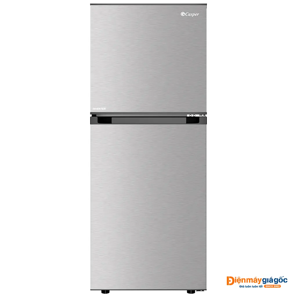 Tủ lạnh Casper ngăn đá trên 2 cửa inverter 200 lít RT-215VS
