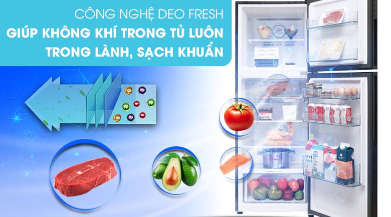 Công nghệ DEO FRESH - Tủ lạnh Aqua Inverter 235 lít AQR-T249MA SV