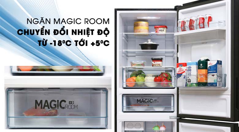 Magic room - Tủ lạnh Aqua 288 lít AQR-IW338EB
