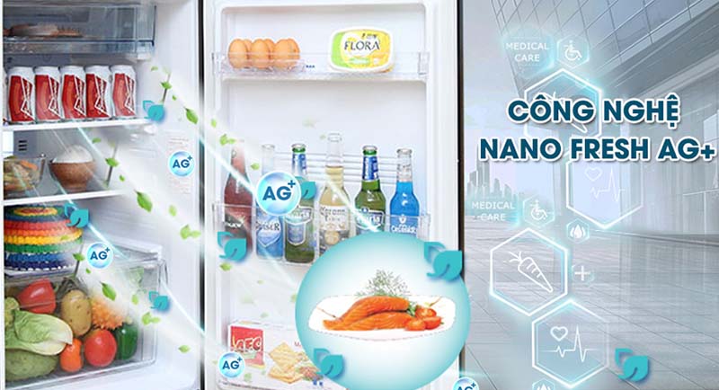 Công nghệ kháng khuẩn khử mùi Nano Fresh Ag+ 