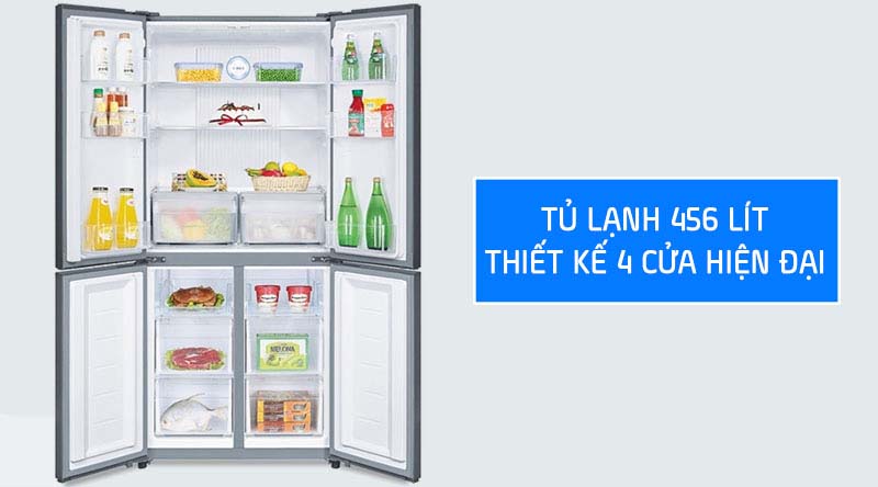 Tủ lạnh Aqua 456 lít AQR-IG525AM GG