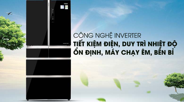 Cong nghệ Inverter - Tủ lạnh Aqua Inverter 515 lít AQR-IG686AM