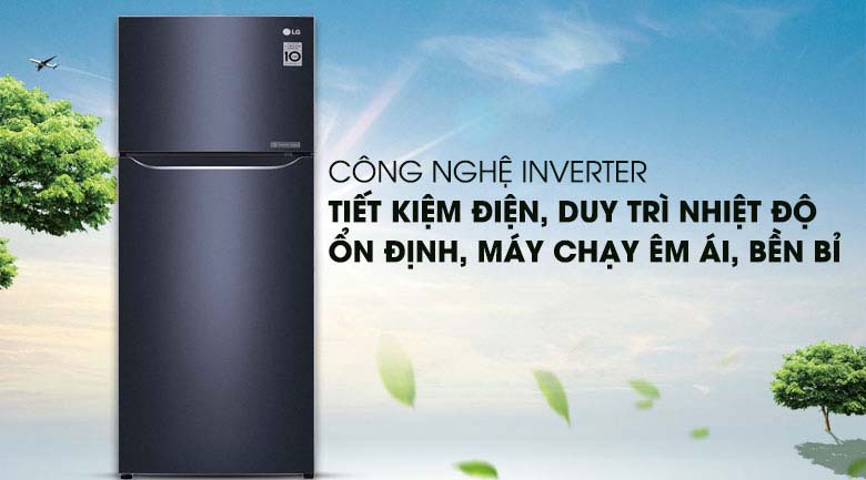 Công nghệ Inverter - Tủ lạnh LG Inverter 208 lít GN-M208BL