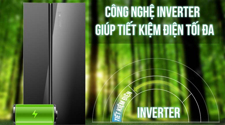 Công nghệ Inverter - Tủ lạnh Midea 530 lít MRC-690GS