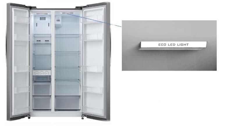 Đèn LED ECO - Tủ lạnh Midea 530 lít MRC-690GS