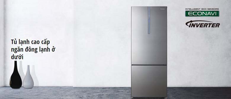 Phong cách tủ lạnh mới với ngăn kết đông ở đáy