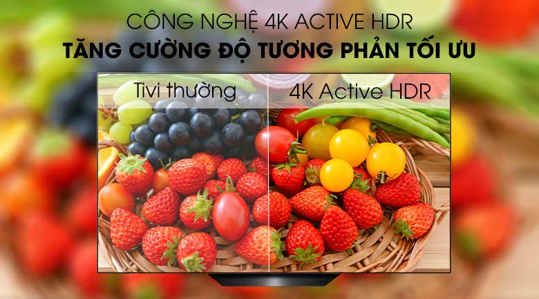 Smart Tivi OLED LG 4K 65 inch 65B9PTA có công nghệ 4K Active HDR