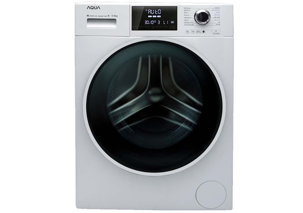 Máy giặt Aqua lồng ngang 9.5 kg Inverter AQD-D950E.W