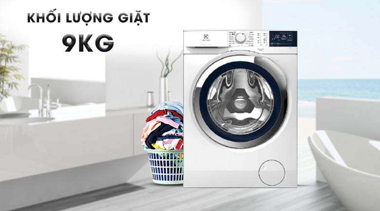 Khối lượng giặt 9 kg - Máy giặt Electrolux Inverter 9 kg EWF9024BDWA
