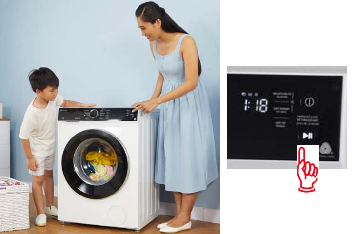 Tính năng thêm đồ khi đang giặt - Máy giặt Toshiba Inverter 8.5 kg TW-BH95M4V