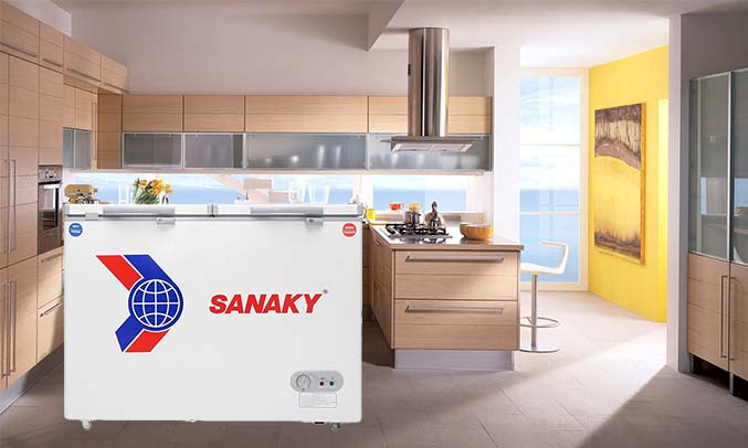 Tủ đông Sanaky VH-285W2 có nút xoay điều chỉnh