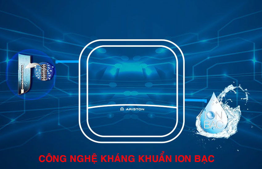 Bình Nóng Lạnh Ariston Andris 2 Top Wifi 30LT 30lít