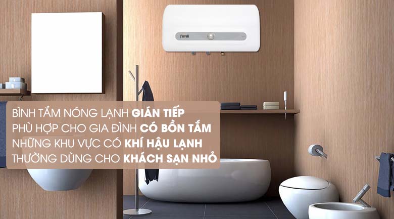 Cơ chế làm nóng gián tiếp - Máy nước nóng Ferroli QQ Evo 30L ME 30 Lít