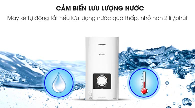 Cảm biến lưu lượng nước - Máy nước nóng Panasonic DH-4NP1VW
