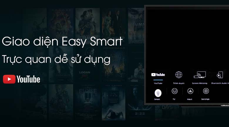 Easy Smart - Smart Tivi Sharp 50 inch 2T-C50AE1X