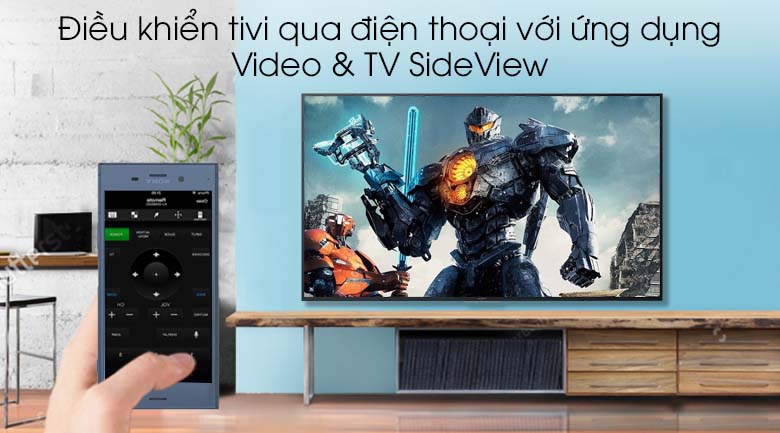 Smart Tivi Sony 4K 43 inch KD-43X7000G - Video & TV SideView
