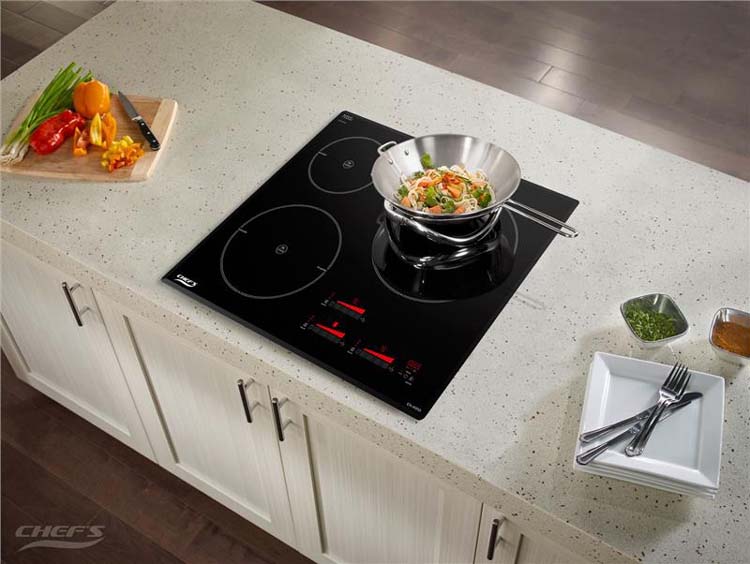 Bếp Âm Từ 3 Vùng Nấu Chef's EH-IH555 (62cm - 6800W) - Hàng Chính Hãng