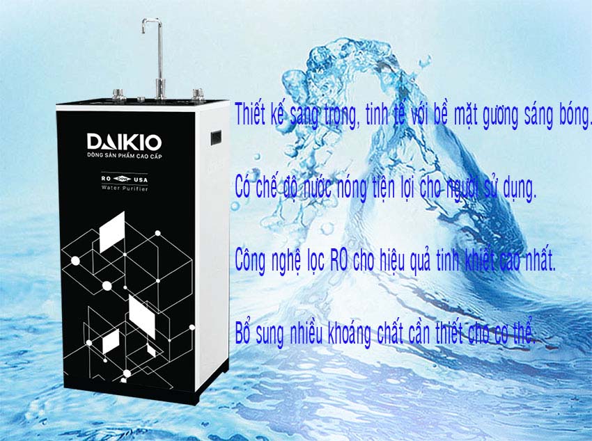 Chức năng của máy lọc nước RO nóng nguội Daikio DKW-42210H