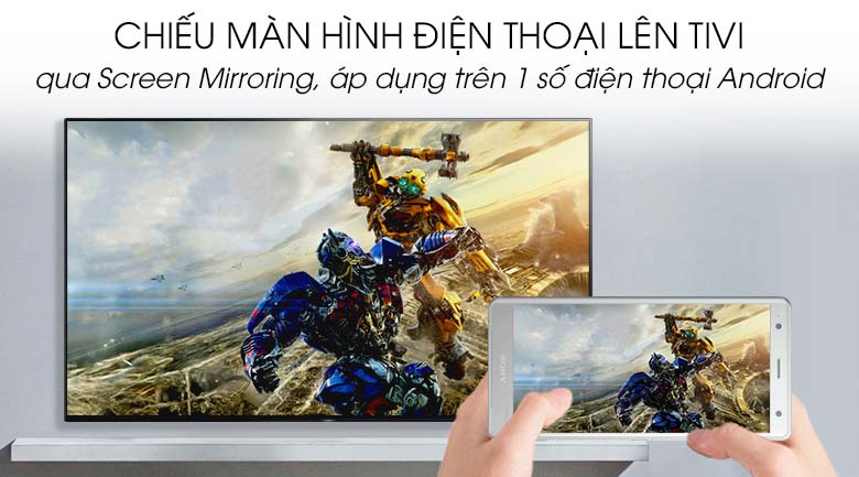 Android Tivi OLED Sony 4K 55 inch KD-55A9G - Screen Mirroring