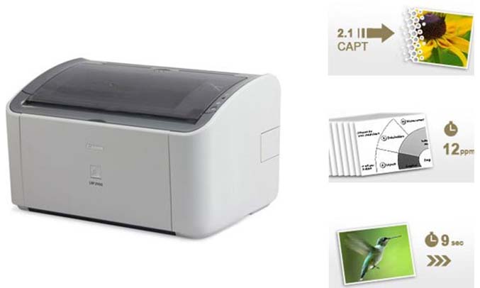 Canon LBP-2900 xử lý hình ảnh nhanh